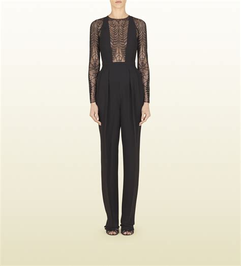 gucci lace top|gucci lace jumpsuit.